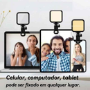 Iluminação Fotográfica Noturna De Preenchimento LED Luz De Vídeo De Lâmpada Portátil De Fotografia