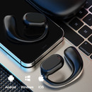 Fone de ouvido TWS com condução óssea, sem fio, Bluetooth 5.3, clip-on, display digital, redução de ruído verdadeira -B8