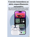 Fone Bluetooth Pro5 Premium | Imersão Total c Cancelamento Ruído Qualidade Superior p iPhoneAndroid