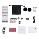 Microfone Lapela Bluetooth sem fio Hollyland Lark M2 Versão Lighting USB-C Câmera Combo Duo Original