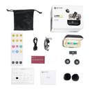 Microfone Lapela Bluetooth sem fio Hollyland Lark M2 Versão Lighting USB-C Câmera Combo Duo Original