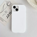 Capinha Silicone Aveludada Cor BRANCO PRETO Para IPhone 7Plus/XR/11/13/14/15/15Promax/16/16Promax/17Promax