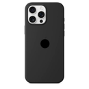 Capinha Silicone Aveludada Cor BRANCO PRETO Para IPhone