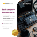 Case Caixa Estojo Para Organizar Microfone Hollyland Lark M2 Caixa protetora para transporte e organização