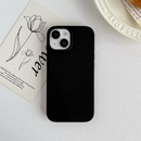 Capinha Silicone Aveludada Cor BRANCO PRETO Para IPhone 7Plus/XR/11/13/14/15/15Promax/16/16Promax/17Promax