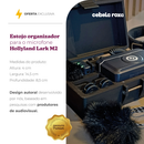 Case Caixa Estojo Para Organizar Microfone Hollyland Lark M2 Caixa protetora para transporte e organização