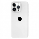 Capinha Silicone Aveludada Cor BRANCO PRETO Para IPhone