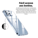 Capa Capinha Space Transparente Anti Impacto TPU Case Apple IPhone 6 7 8 Plus 11 ProMax 12 13 14 16 17 Pro Max Xr Air