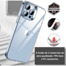 Capa Capinha Space Transparente Anti Impacto TPU Case Apple IPhone 6 7 8 Plus 11 ProMax 12 13 14 16 17 Pro Max Xr Air