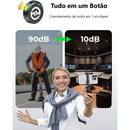 Microfone Lapela Bluetooth sem fio Hollyland Lark M2 Versão Lighting USB-C Câmera Combo Duo Original