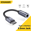 Essager 3.5 Mm Jack AUX Para USB C Cabo Adaptador 3.5 Conversor De Áudio Fone De Ouvido Com DAC
