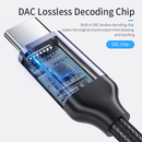 Essager 3.5 Mm Jack AUX Para USB C Cabo Adaptador 3.5 Conversor De Áudio Fone De Ouvido Com DAC